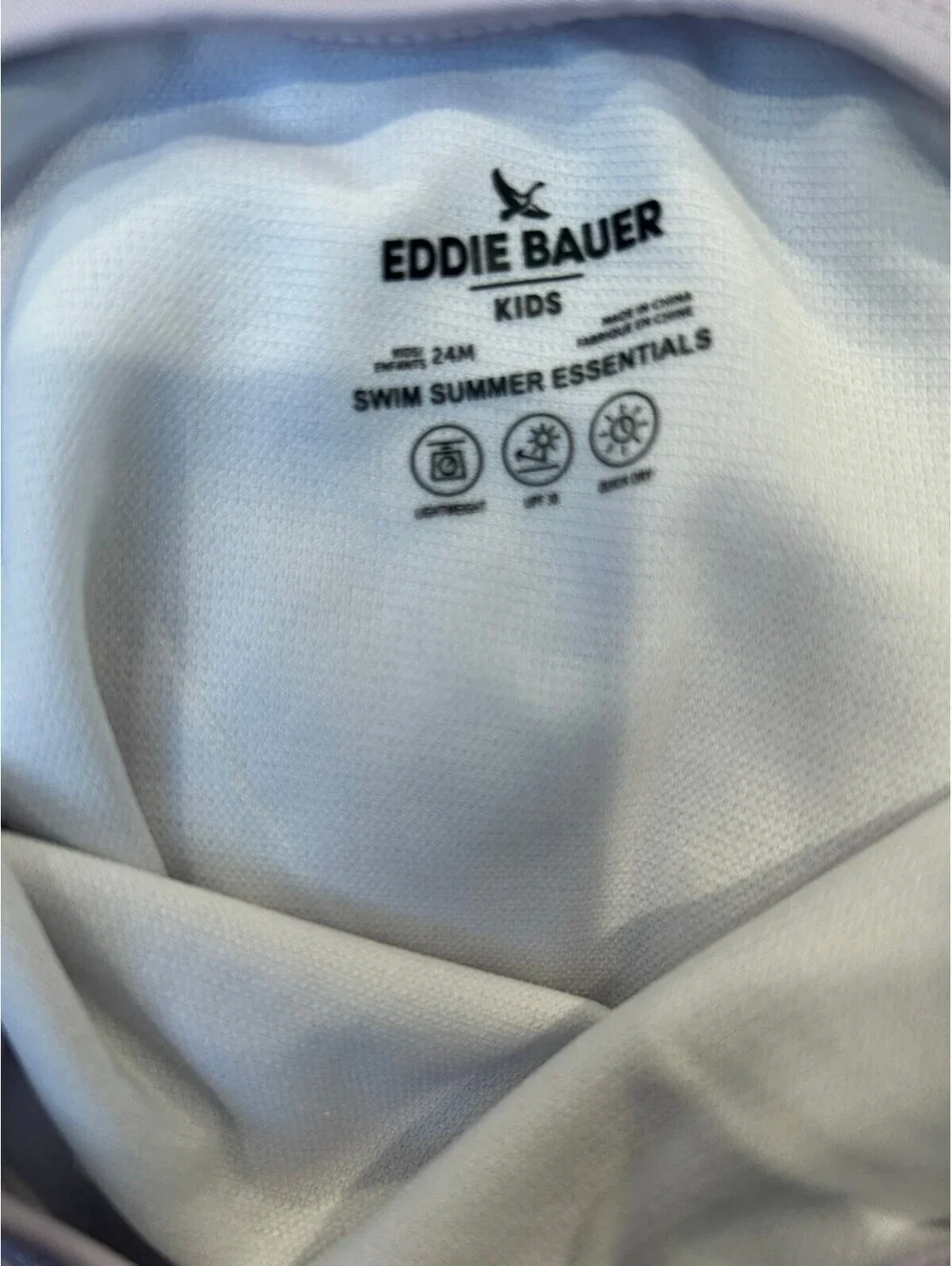 Eddie Bauer Kids Swim Summer Essentials One Piece Swimsuit Size 24M